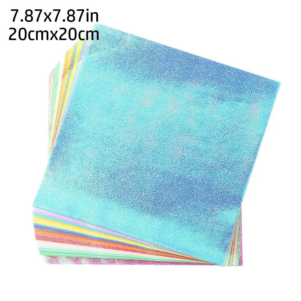 Papier pour Origami | Kit de Loisirs Créatifs 50 Feuilles Multicolores