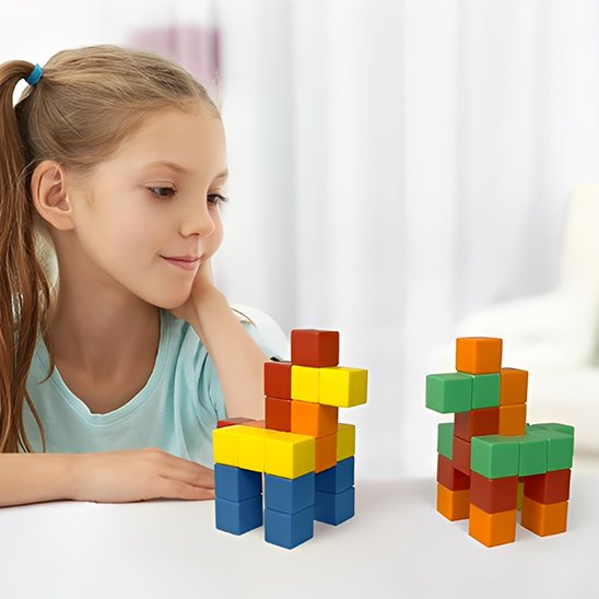 Jeu de Construction Magnétique, pour le plaisir de construire