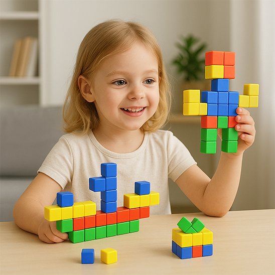 Jeu de Construction Magnétique, pour renforcer les liens familiaux