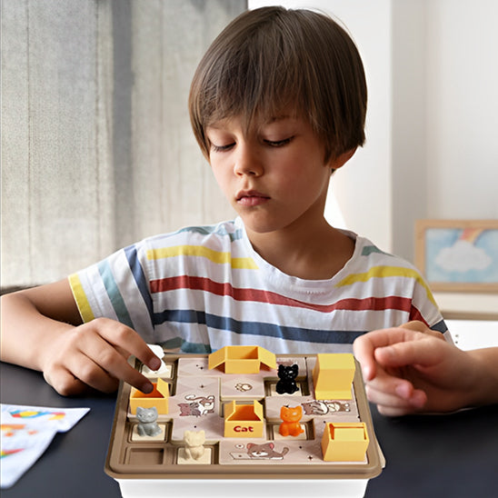 Puzzle Cubes Pour Enfants – Jeu éducatif En Blocs Pour Développer La Logique Et La Motricité – Cadeau Garçon Et Fille