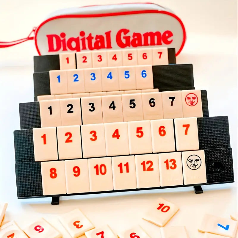 Jeu de société famille, Rummy Game, carte numérique.