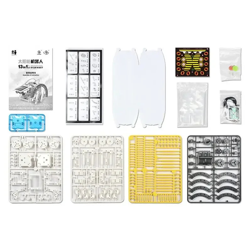 Les pièces de construction du robot