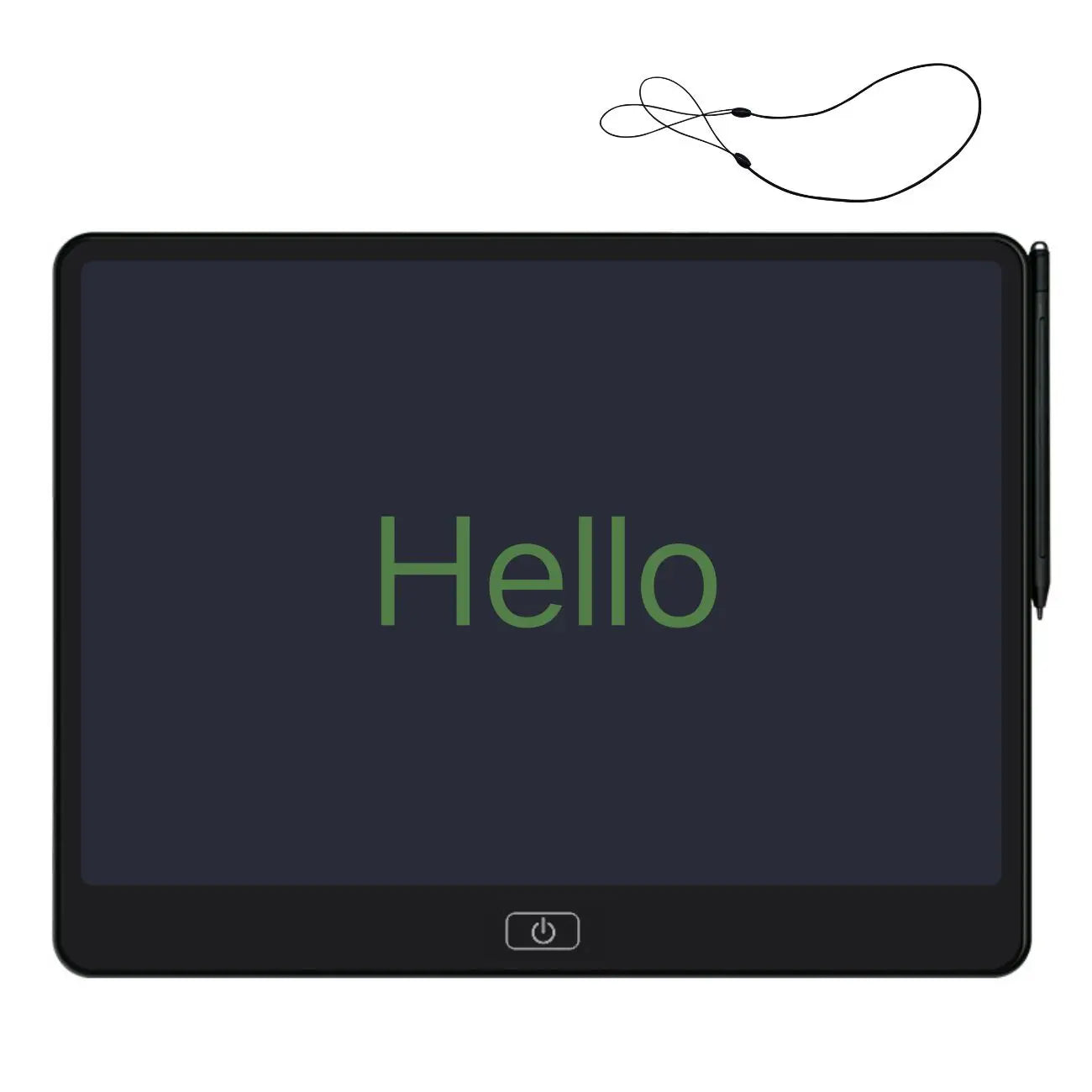 Tablette d'écriture, Bloc Notes LCD 16 pouces pour enfants, couleur noir