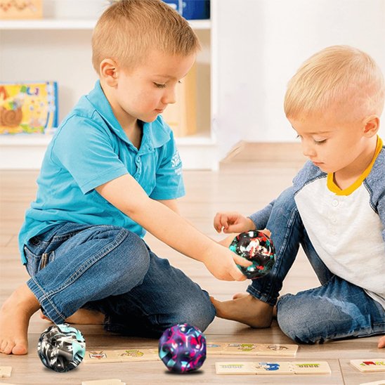 Balles rebondissantes, Développement sensorimoteur: coordination œil‑main