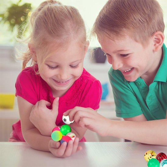 Balles rebondissantes, jeu interactif parent‑enfant