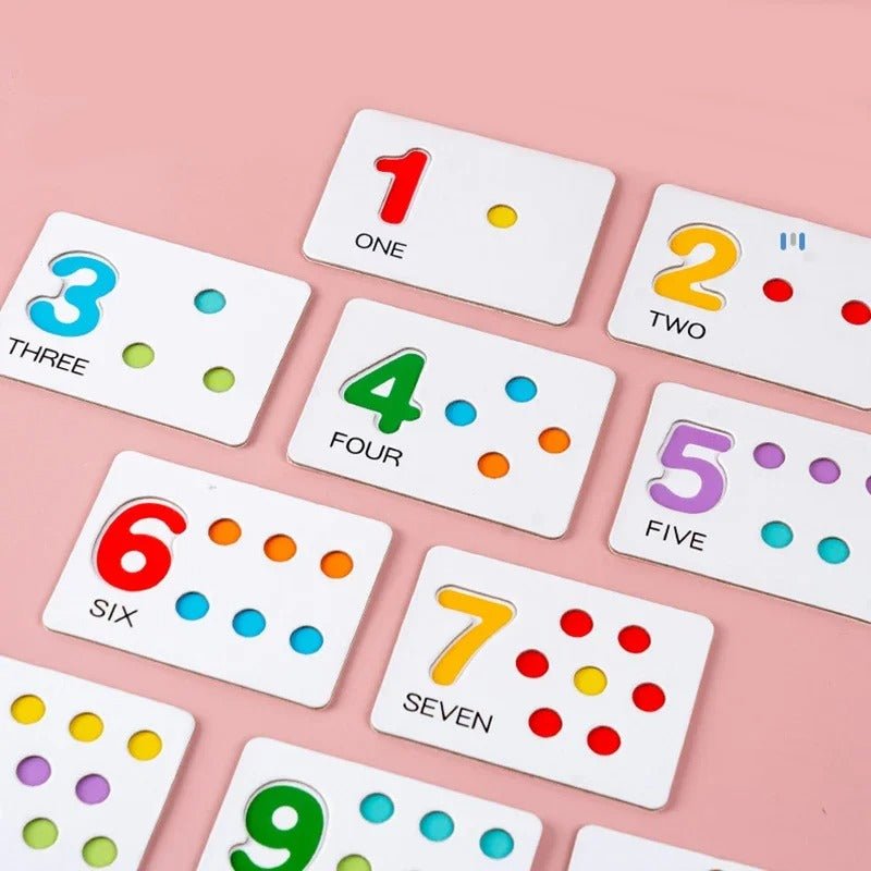 Bol de Tri de Perles en Bois pour Enfants - Puzzle Mathématiques - Jeu Éducatif Enfant