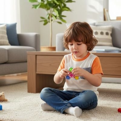 Hand spinner • toupie anti‑stress silencieuse pour salle de classe