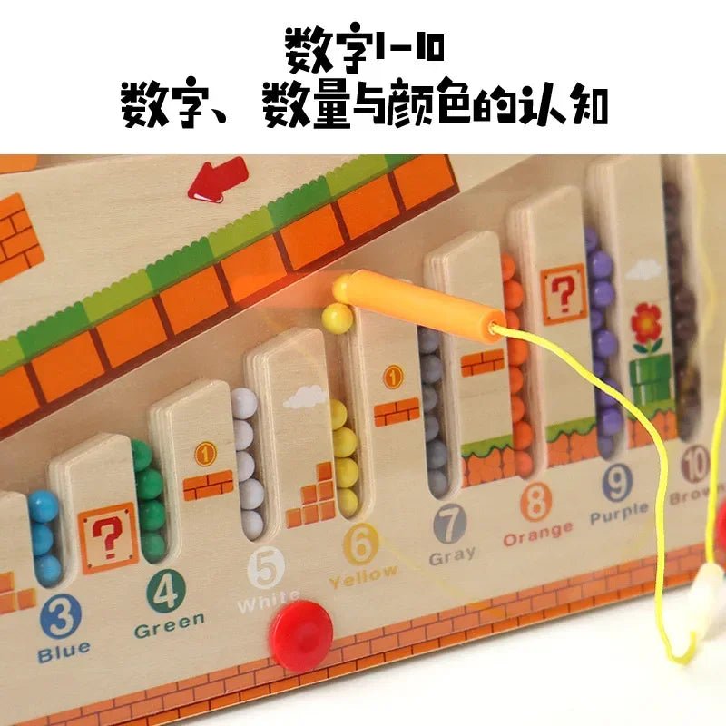Jeu Labyrinthe Magnétique à Billes pour Enfants - Jeu Éducatif Enfant