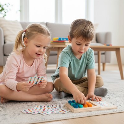 Jeux de réflexion et de logique, activité motricité fine sans écran