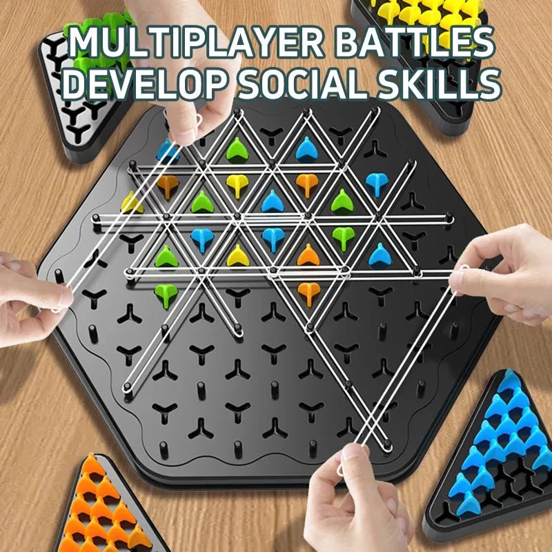 Plateau Jeu d'Échecs Triggle – Jeu de Société - Jeu Éducatif Enfant