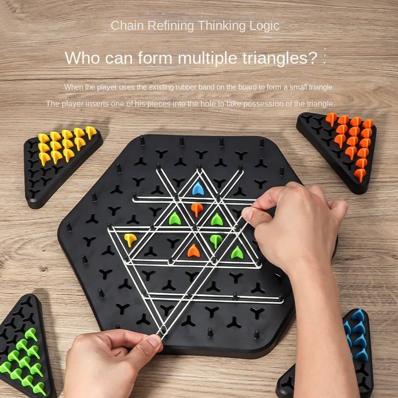 Plateau Jeu d'Échecs Triggle – Jeu de Société - Jeu Éducatif Enfant