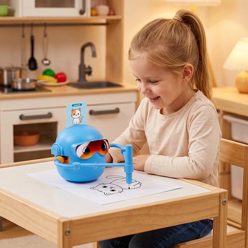 Robot de peinture automatique intelligent pour l'éveil de la petite enfance