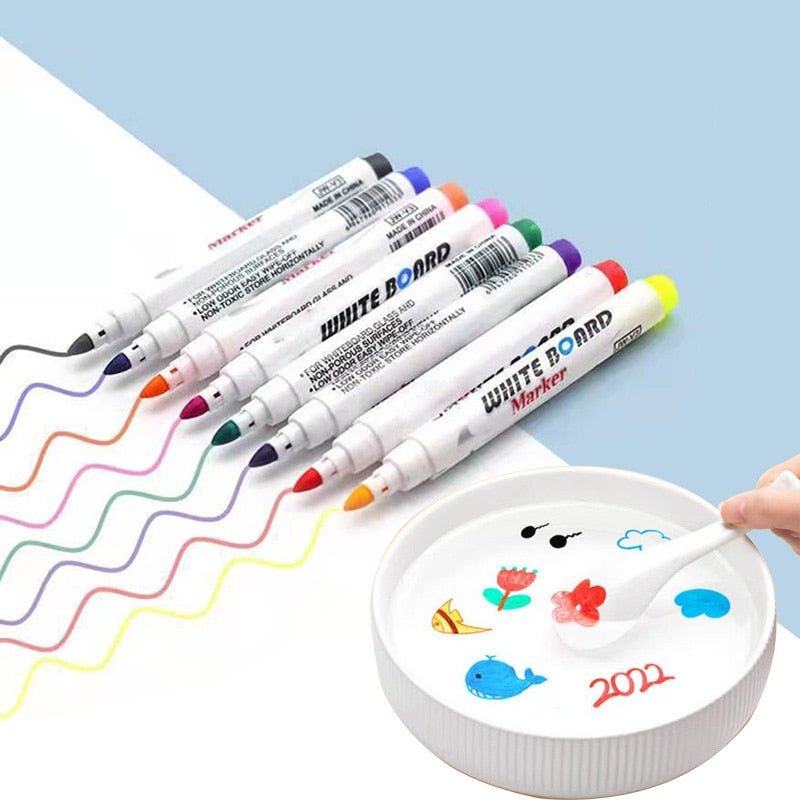 Lot de 2 stylos de peinture à l'eau de rechange, stylo magique, tapis de  dessin pour enfants, jouet portable et utile : : Jeux et Jouets