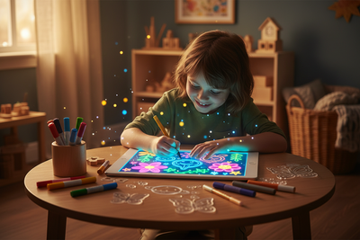  jeux de dessin pour enfants, spécialement conçue pour stimuler la créativité, développer la motricité fine et offrir des heures d'amusement éducatif