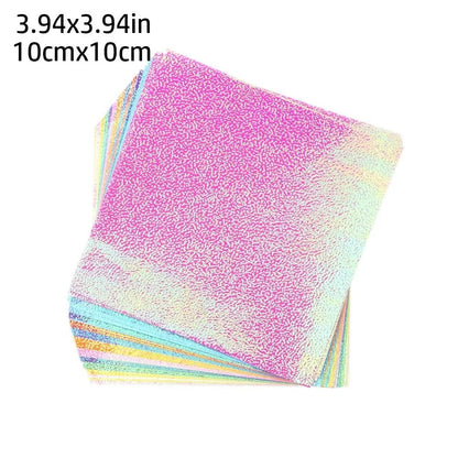 Papier pour Origami | Kit de Loisirs Créatifs 50 Feuilles Multicolores