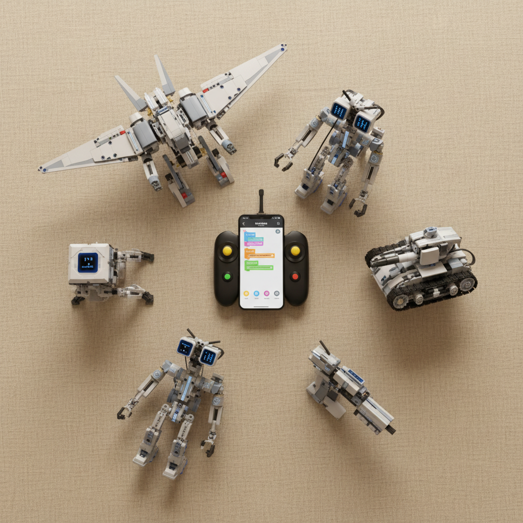 5 modèles robots Mode Programmation 
