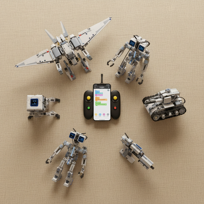 5 modèles robots Mode Programmation 