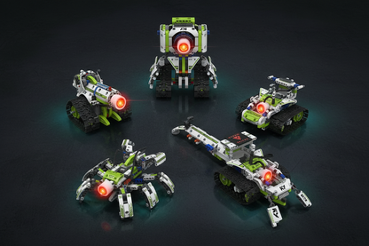 5 modèles robots KY ROBOTS PRO — flat lay