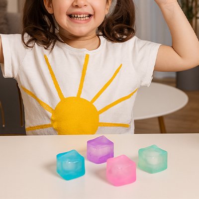 Balle Anti Stress - Cube Gel, pour retrouver calme et concentration