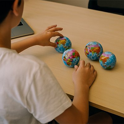 Balle Anti Stress globe terrestre, un outil pour calmer les tensions