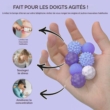 Balle Anti Stress, des boules pour la gestion des mauvaises habitudes.