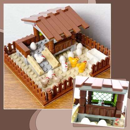 Bloc de Construction Poulaillers de Ferme, compétences spatiales