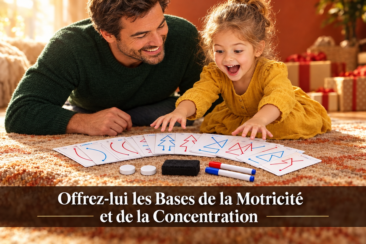 CTA cadeau père fille fond terracotta