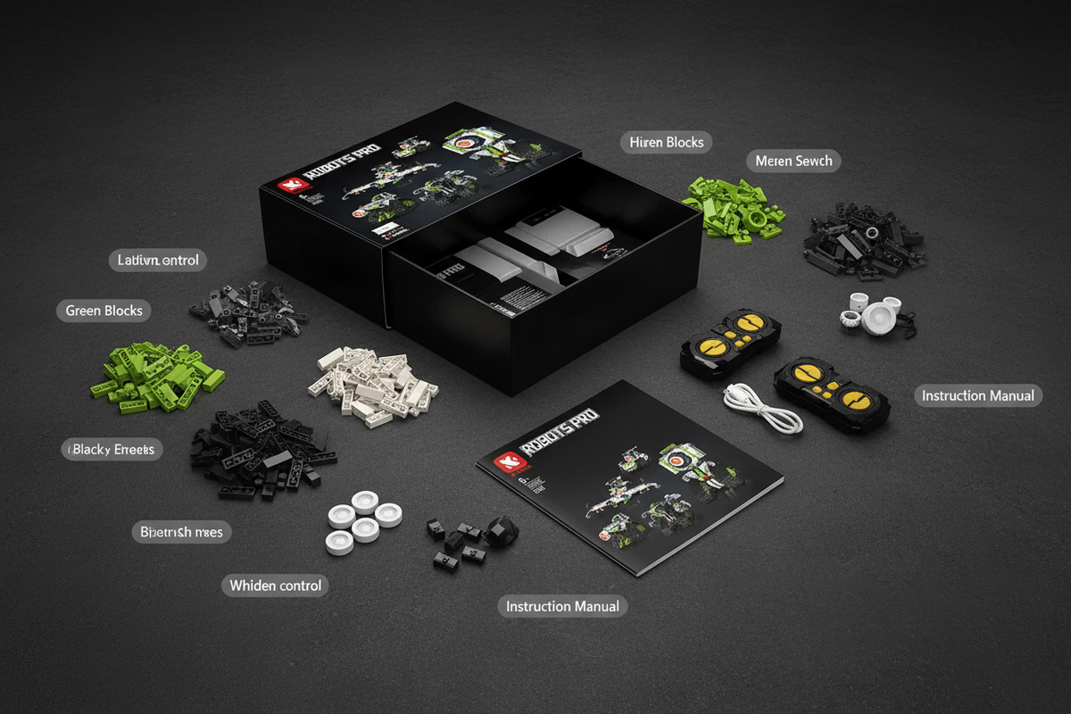 Coffret robotique codage débutant 337 pièces ABS