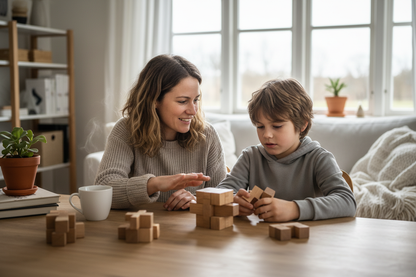 Cube Bois 3D, apprentissage ludique et concentration