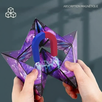 Cube Magnétique Géométrique 3D, Absorption magnétique