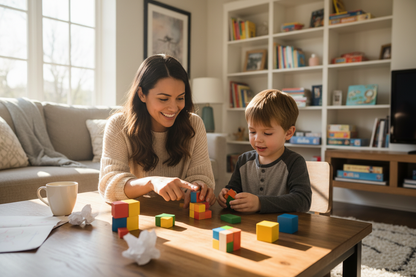 Activité parent-enfant avec Soma cube