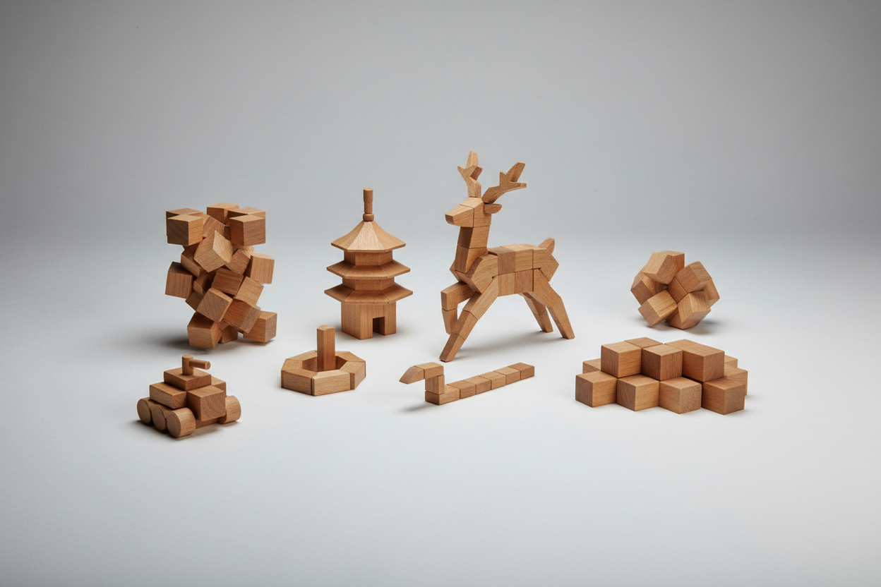 Créations libres avec les pièces Soma