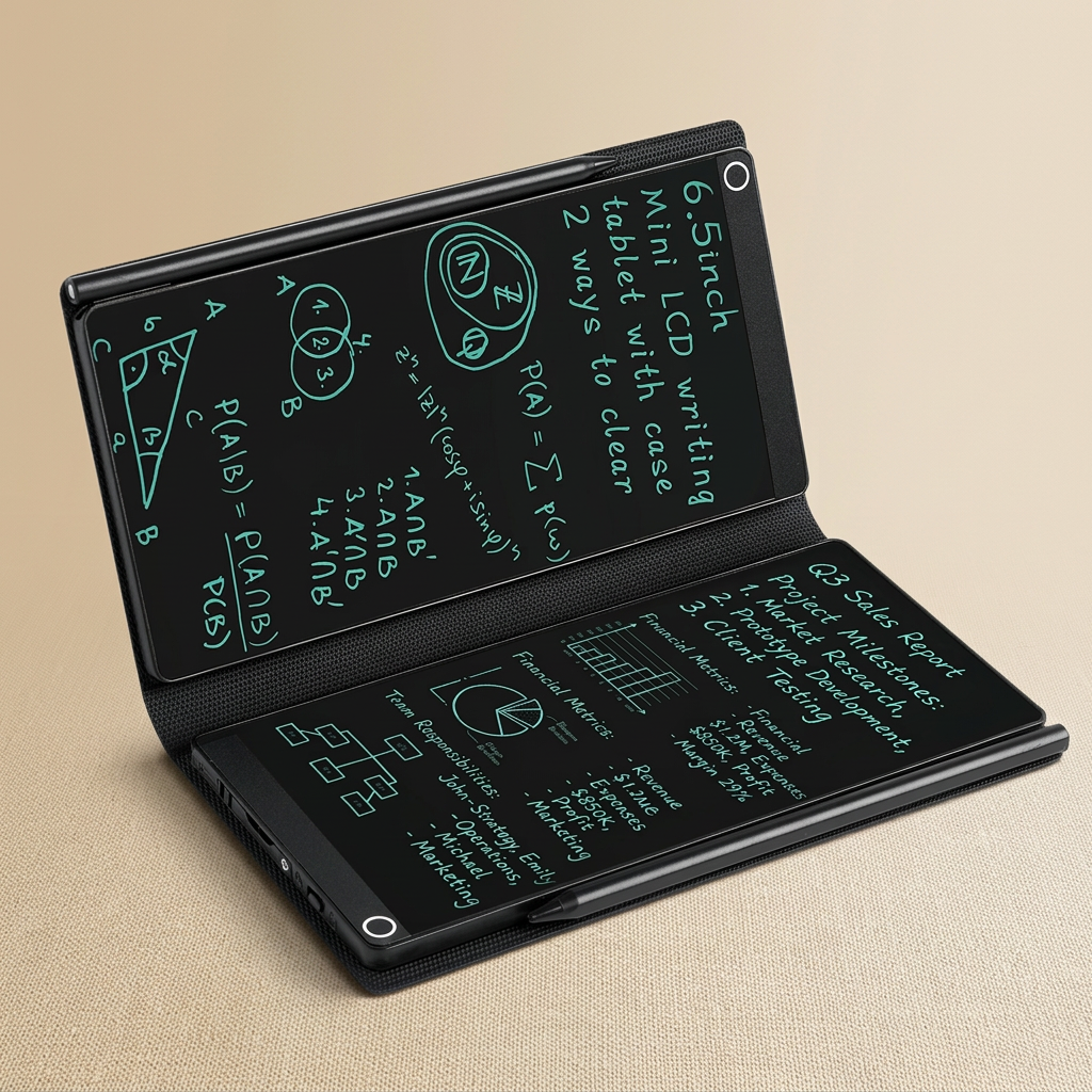 ÉcoNote, tablette d'écriture LCD miniature 6,5 pouces réutilisable