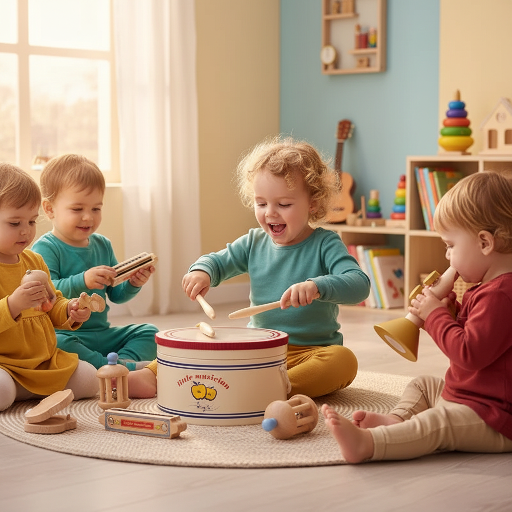 Salle de jeu musicale 