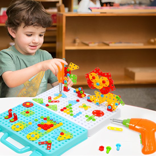 Jeux Construction, Perceuse Électrique pour Enfants, jeu de rôle