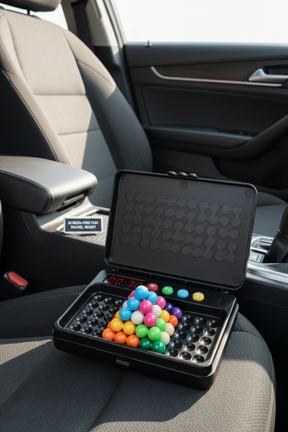 Jeu IQ compact, casse‑tête 2D 3D voyage enfant