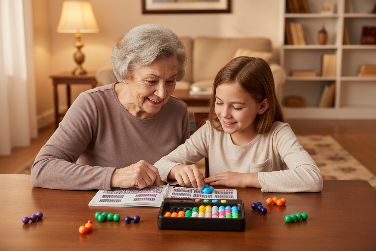 jeu casse‑tête intergénérationnel.