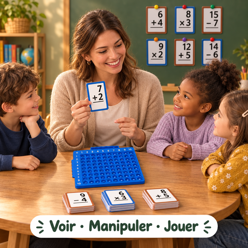 Jeux d'addition, de soustraction, de multiplication et de division
