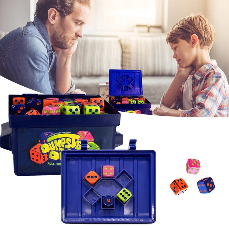 Jeu coopératif dés Dumpster, apprentissage
