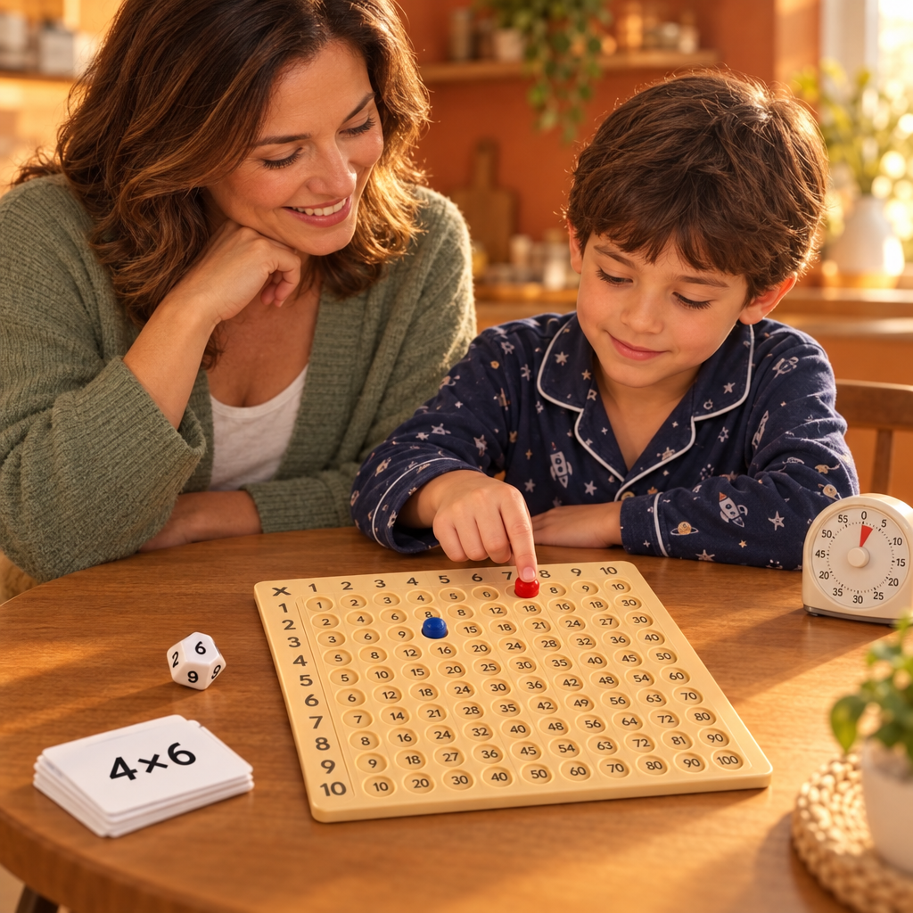 Jeu d'échecs de chiffres et de rapidité mathématique