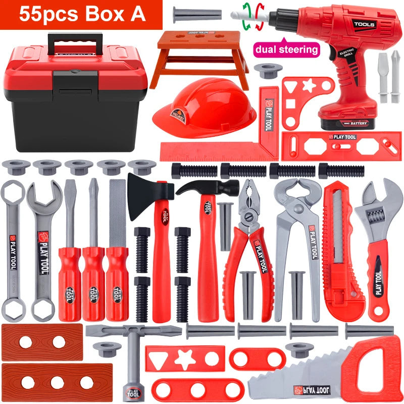 Jeu de Construction, Kit de Bricolage pour Enfants, boite de 55 pièces