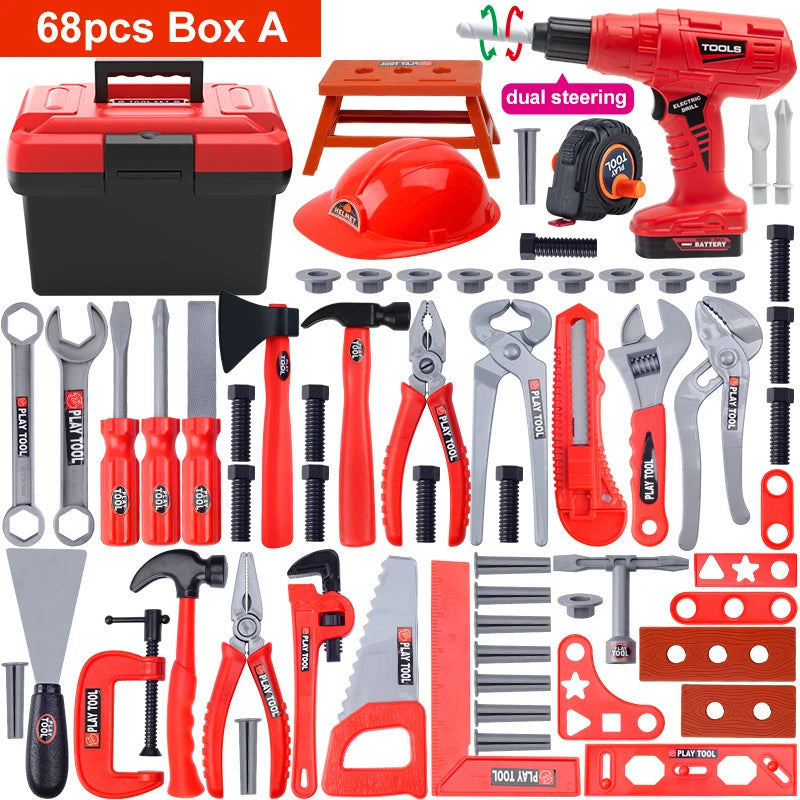 Jeu de Construction, Kit de Bricolage pour Enfants, boite-68 pièces
