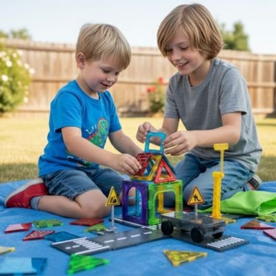 Jeu de Construction Magnétique, une solution parfaite pour stimuler l’imagination des enfants