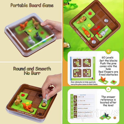 Jeu de Logique, Puzzle Cache-Cache, mode utilisation