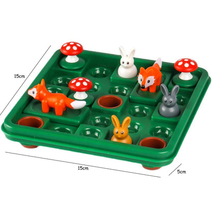 Jeu de Logique, Puzzle Cache-Cache, variant couleur cochon