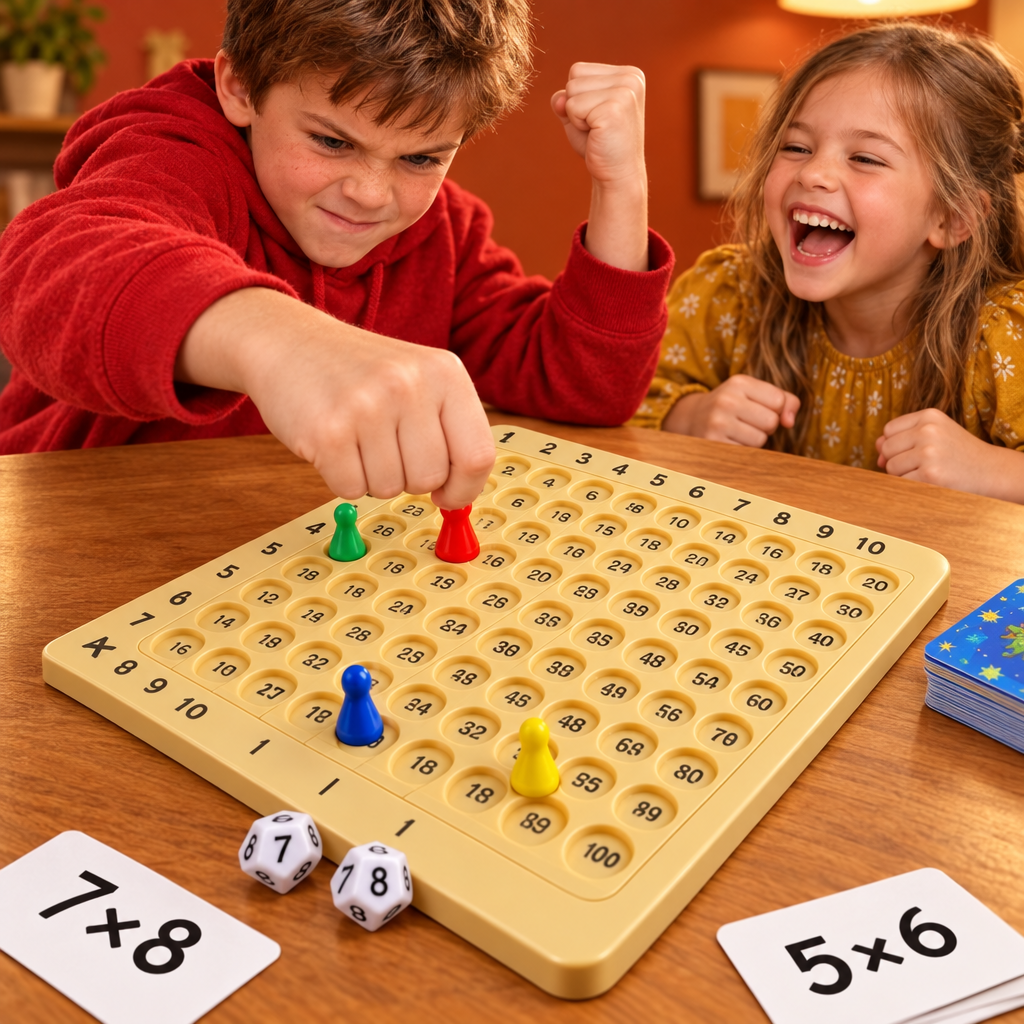 Jeu de calcul mental addition et multiplication pour le primaire