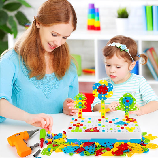 Jeu de construction, Puzzles créatifs pour enfants, jeu éducatif