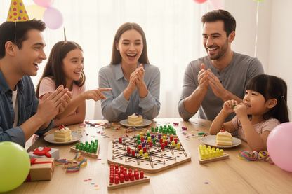 jeu fête anniversaire enfant stratégie, fête familiale