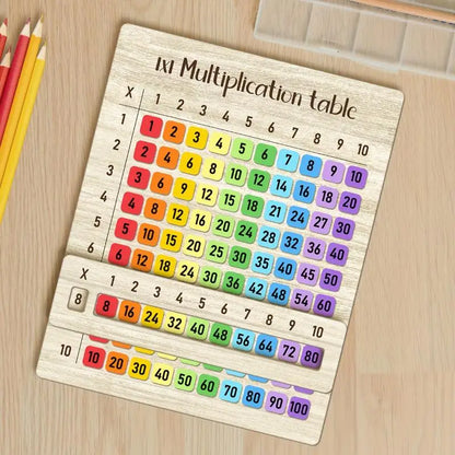 Tableau de multiplication en bois Montessori