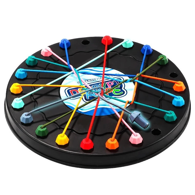 Jeu de société famille Puzzle en corde torsadée plateau coloré
